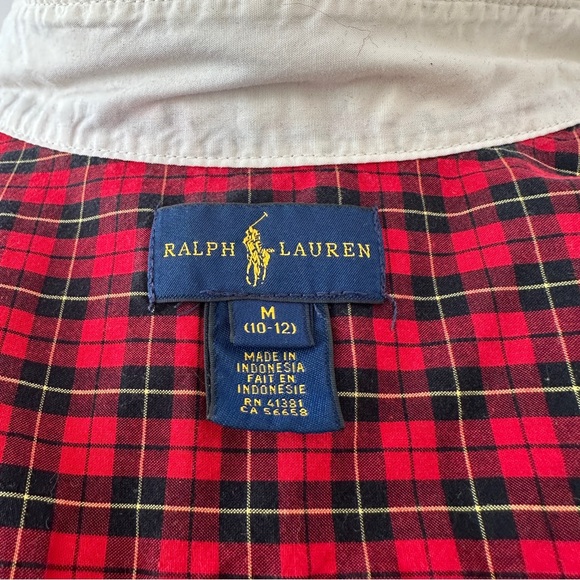 RL Plaid Button Down Shirt - Picture 4 of 4